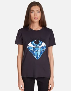 New Sapphire Eye Vintage Tee In | Croft By Women Short Sleeve