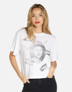 Sale Sex Pistols Crop Tee In | Rue By Women Short Sleeve