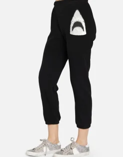 Hot Shark Crop Sweatpant W/ Crystals In | Alana X By Women Crop Sweatpants