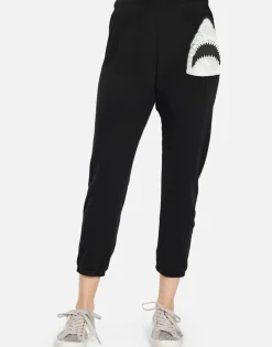 Hot Shark Crop Sweatpant W/ Crystals In | Alana X By Women Crop Sweatpants