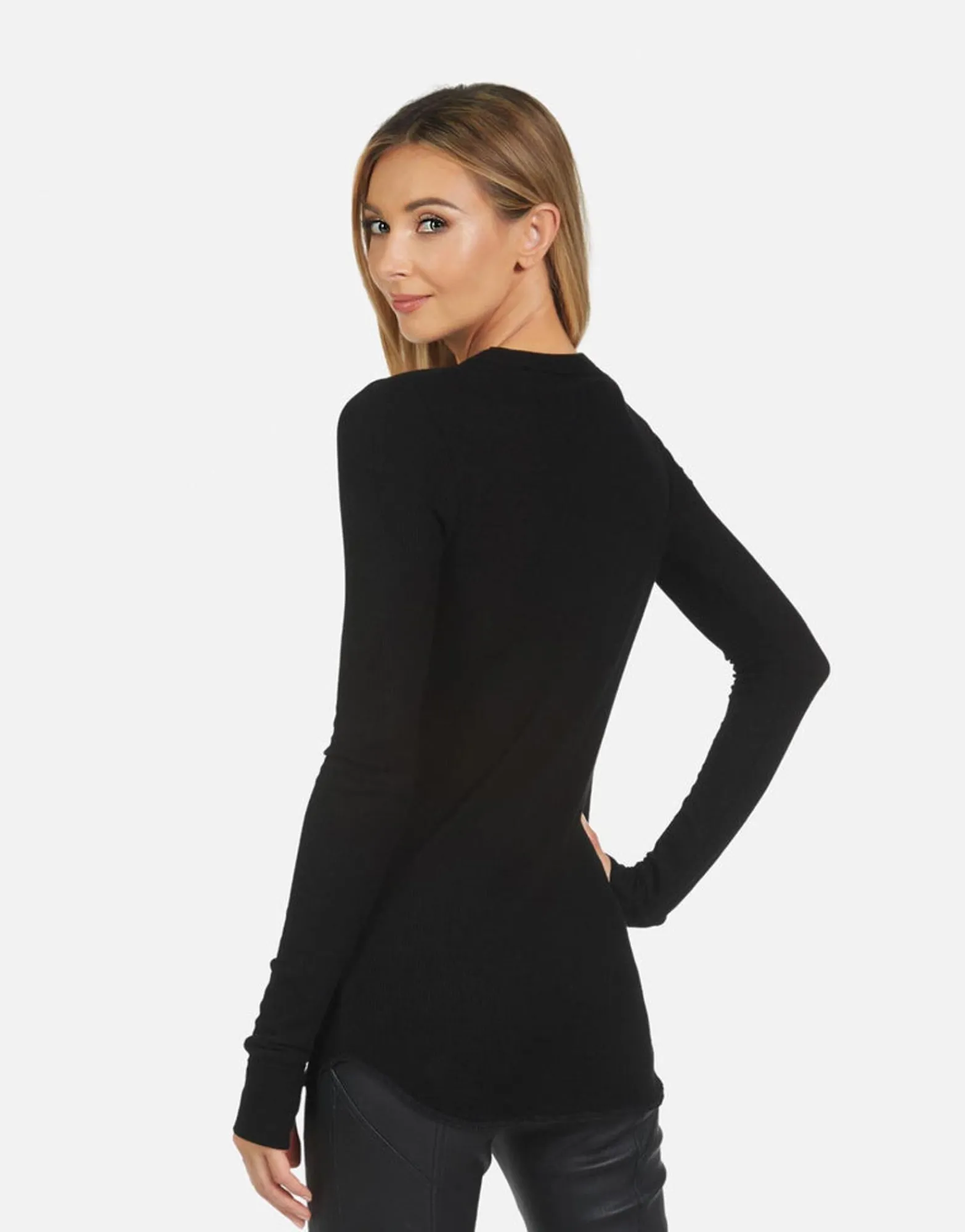 Fashion Shooting Star L/S Fitted Thumbhole Top | Mckinley X By Women Long Sleeve