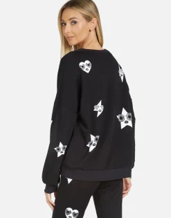 Fashion Sierra Bling Face Women Long Sleeve