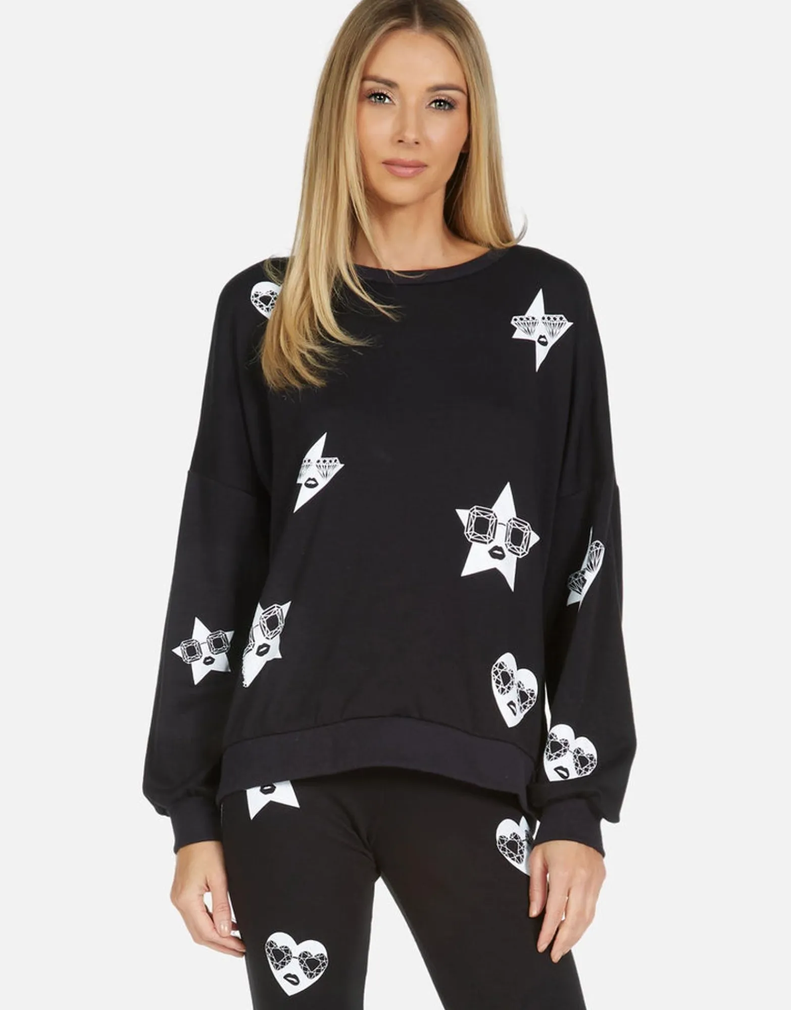 Fashion Sierra Bling Face Women Long Sleeve