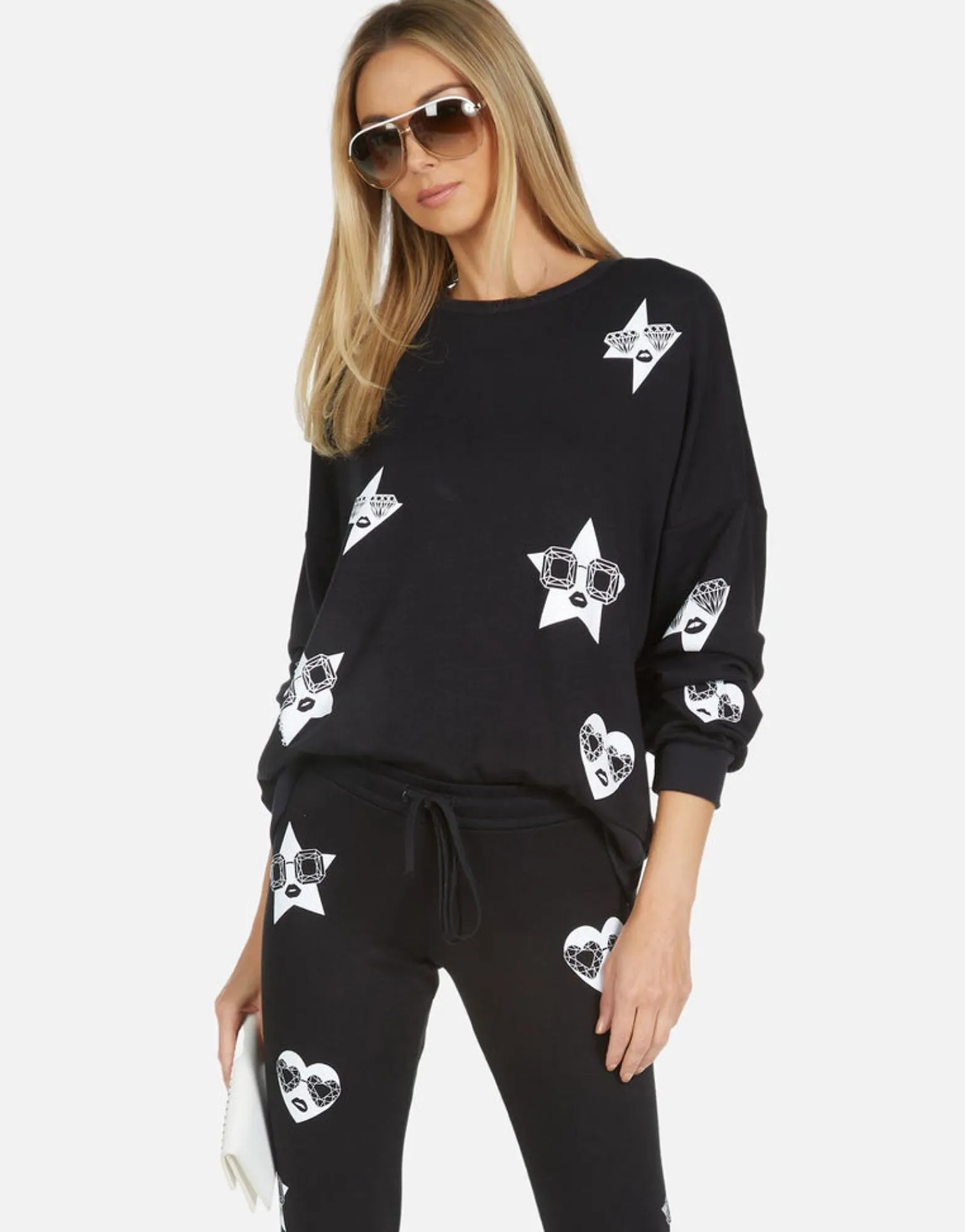 Fashion Sierra Bling Face Women Long Sleeve