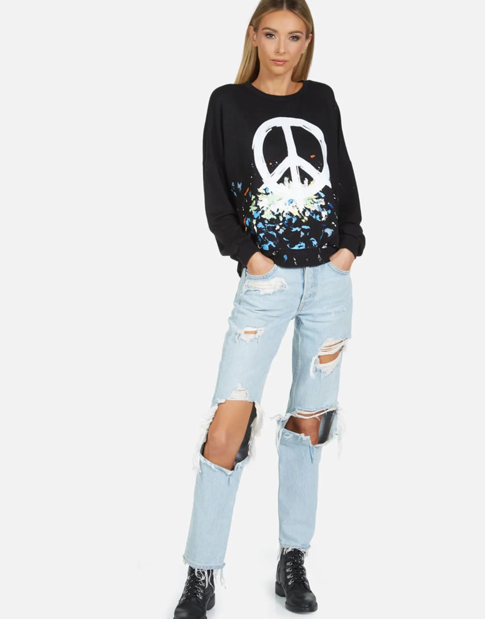 Clearance Sierra Brush Peace Women Long Sleeve