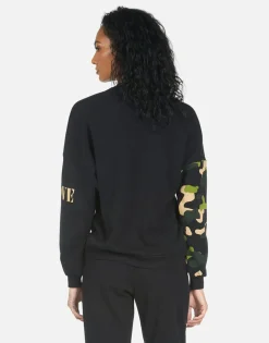 Fashion Sierra Camo Lip Women Long Sleeve