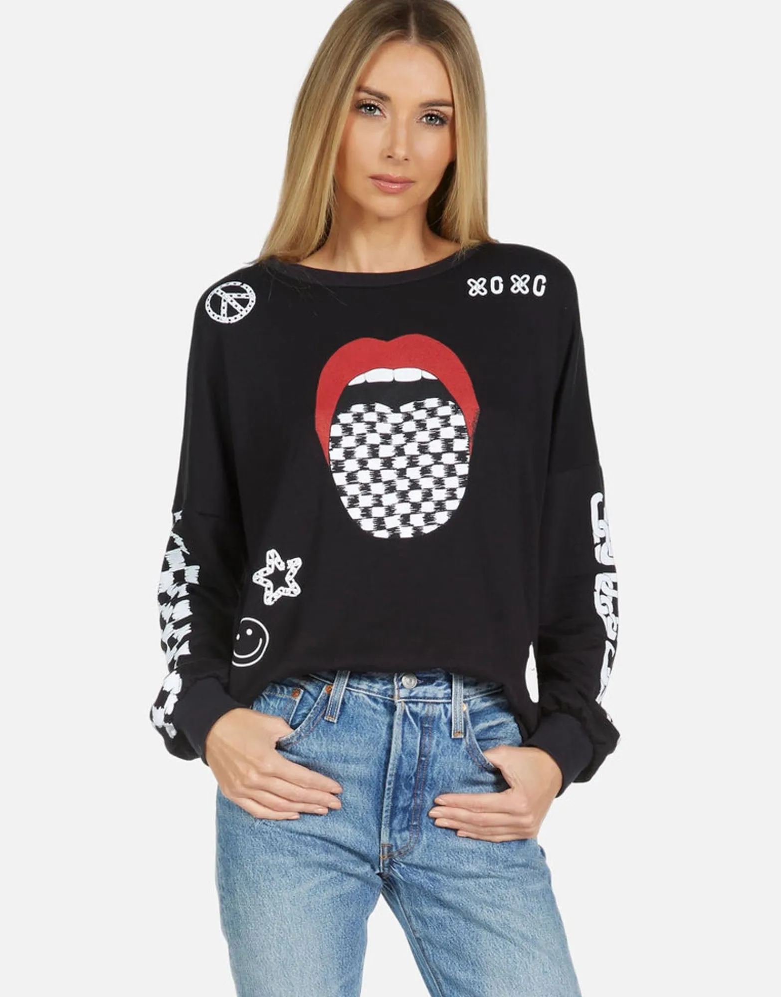 Discount Sierra Checker Tongue Women Long Sleeve