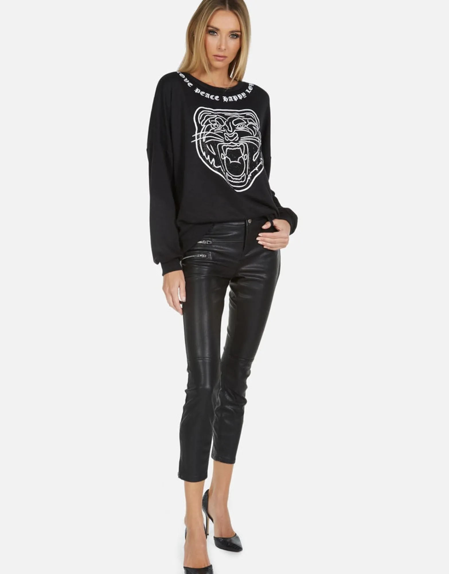 Discount Sierra Crystal Tiger Women Long Sleeve