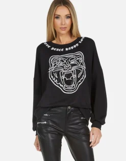 Discount Sierra Crystal Tiger Women Long Sleeve