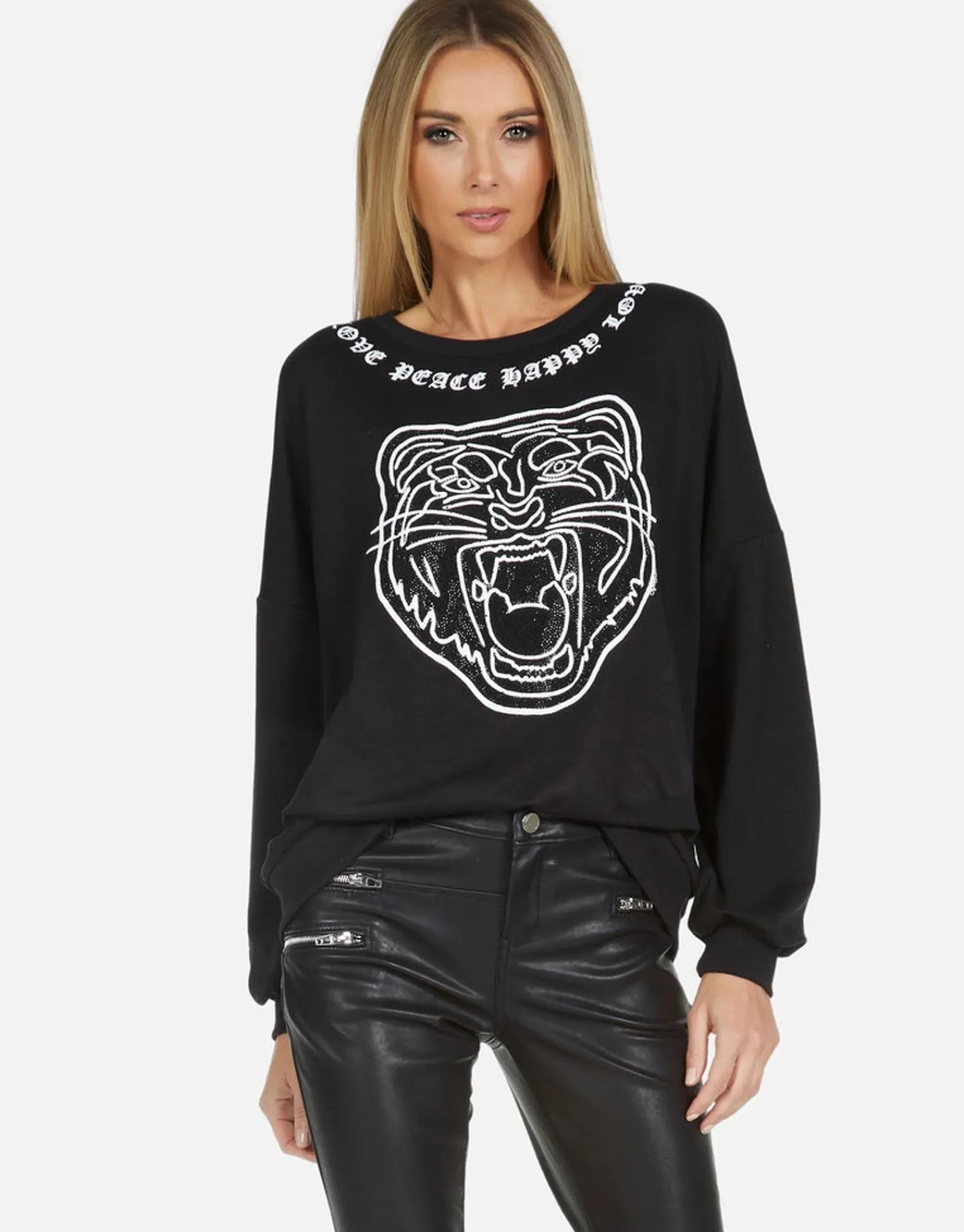 Discount Sierra Crystal Tiger Women Long Sleeve