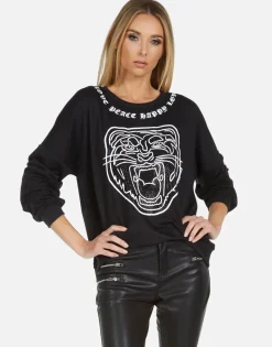 Discount Sierra Crystal Tiger Women Long Sleeve