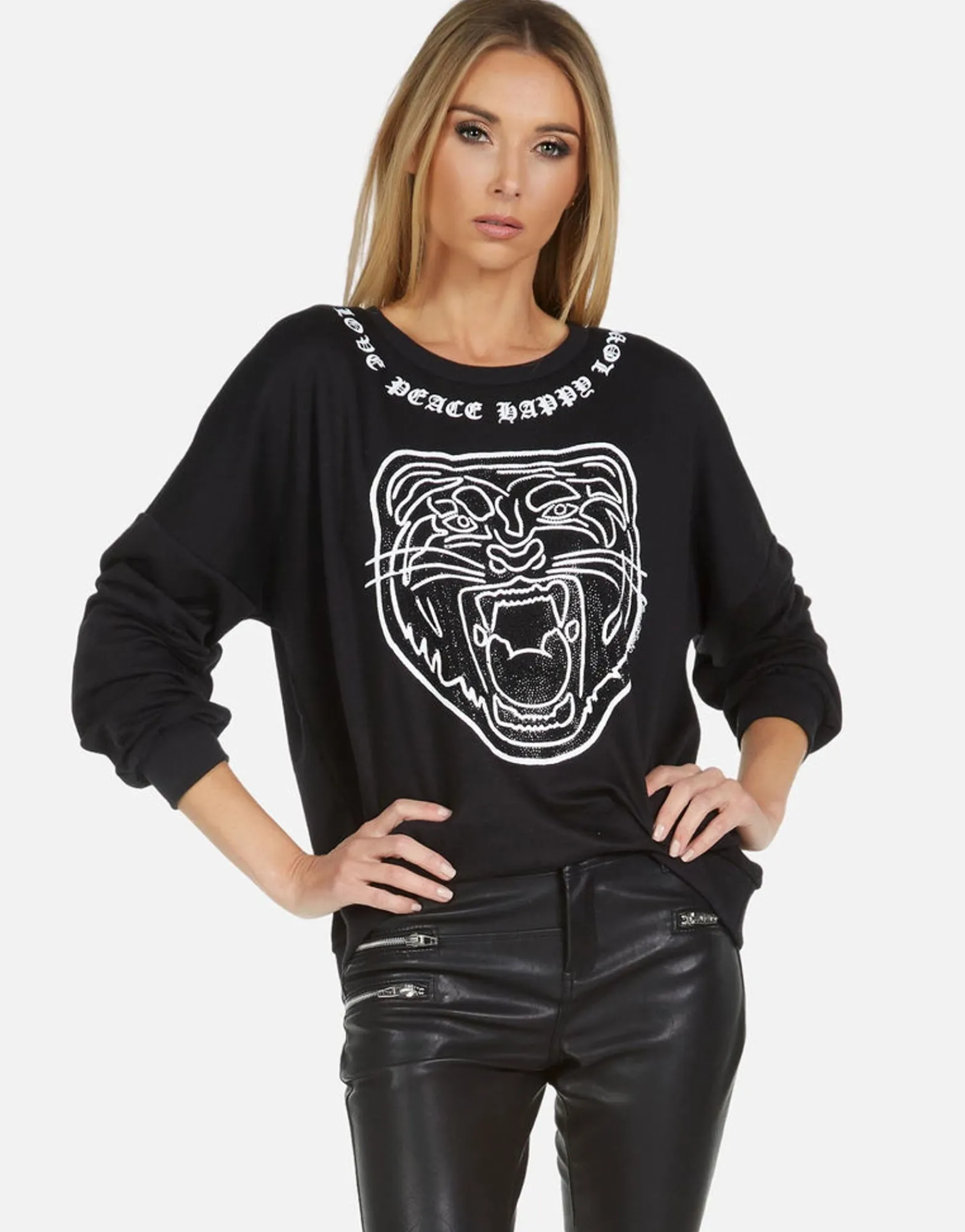 Discount Sierra Crystal Tiger Women Long Sleeve
