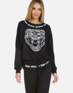Discount Sierra Crystal Tiger Women Long Sleeve