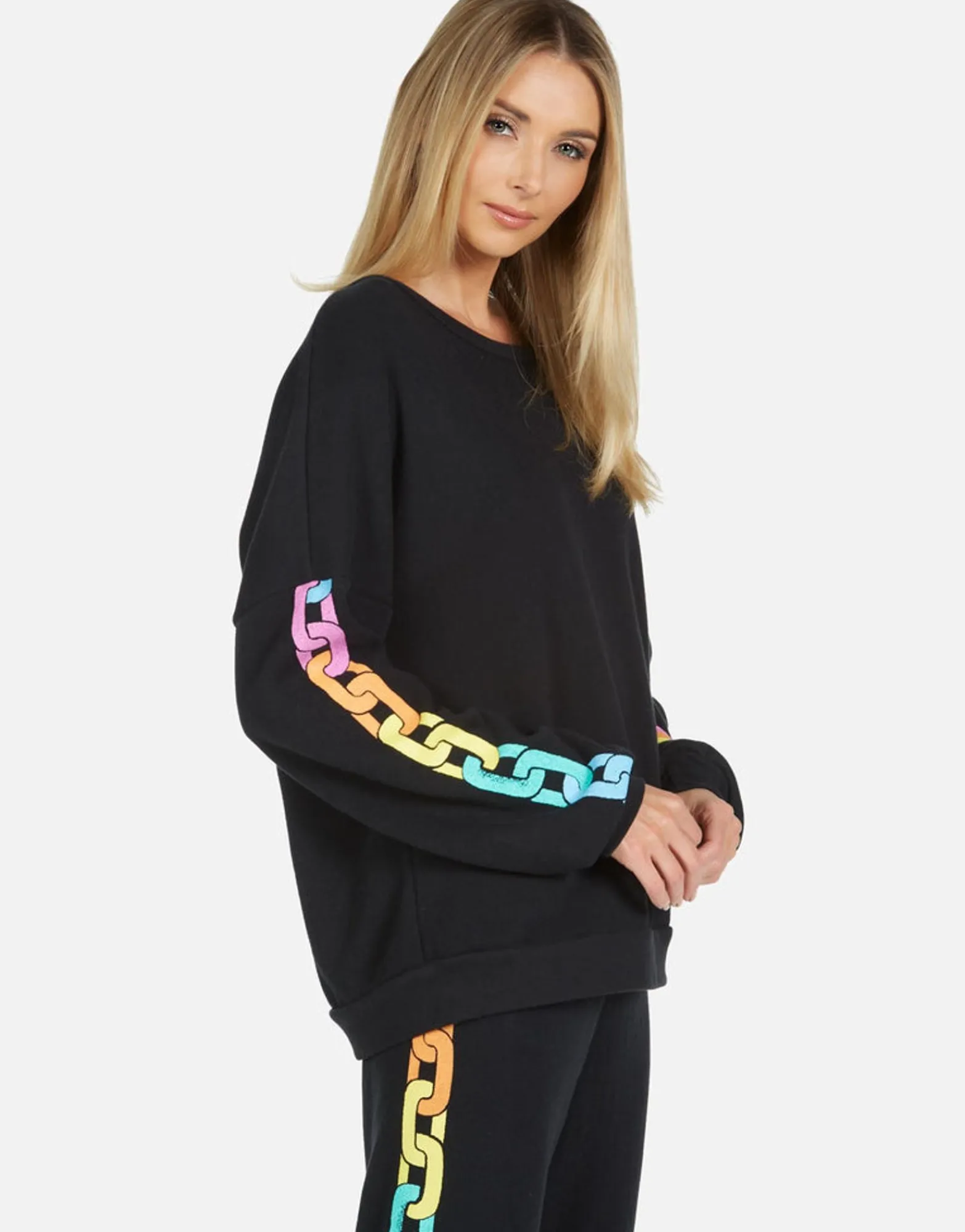 Hot Sierra Happy Chains Women Long Sleeve
