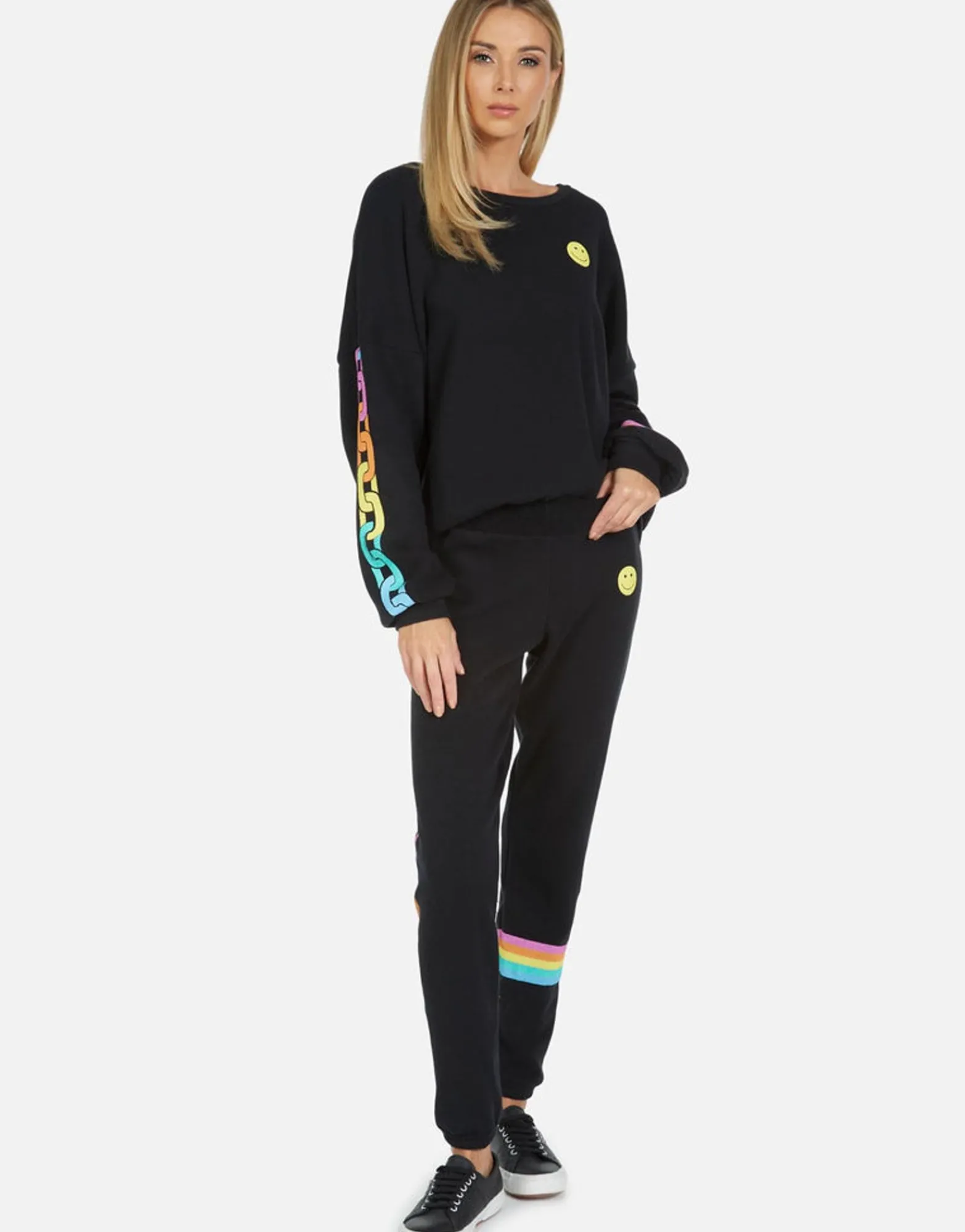 Hot Sierra Happy Chains Women Long Sleeve