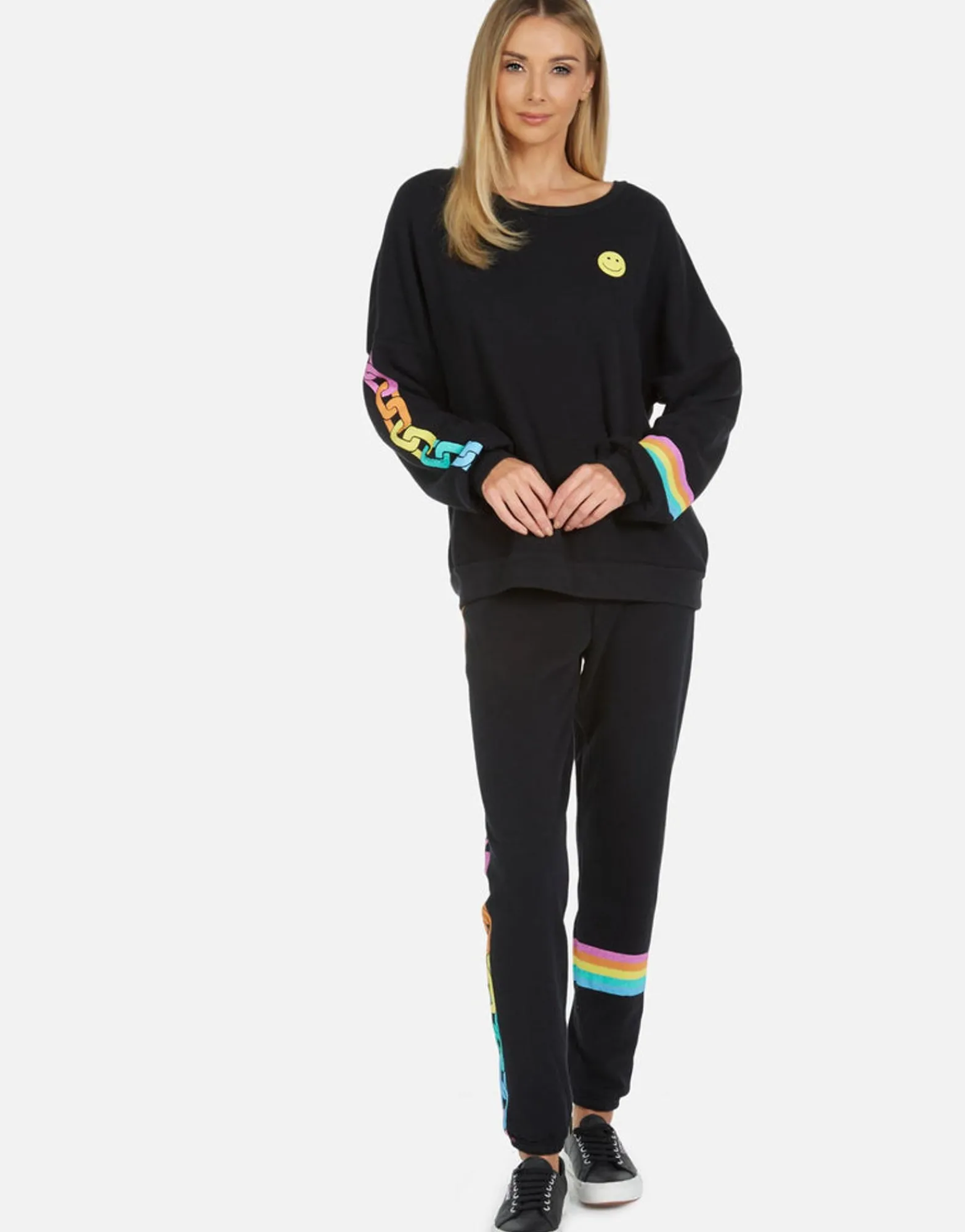 Hot Sierra Happy Chains Women Long Sleeve