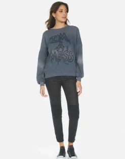 Flash Sale Sierra I'M A Mess Women Long Sleeve