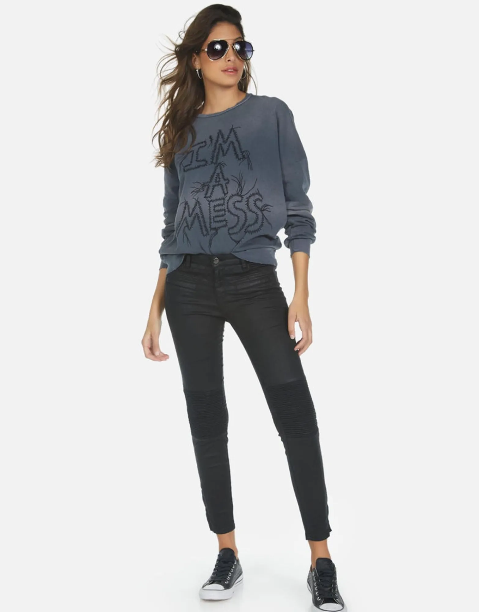 Flash Sale Sierra I'M A Mess Women Long Sleeve