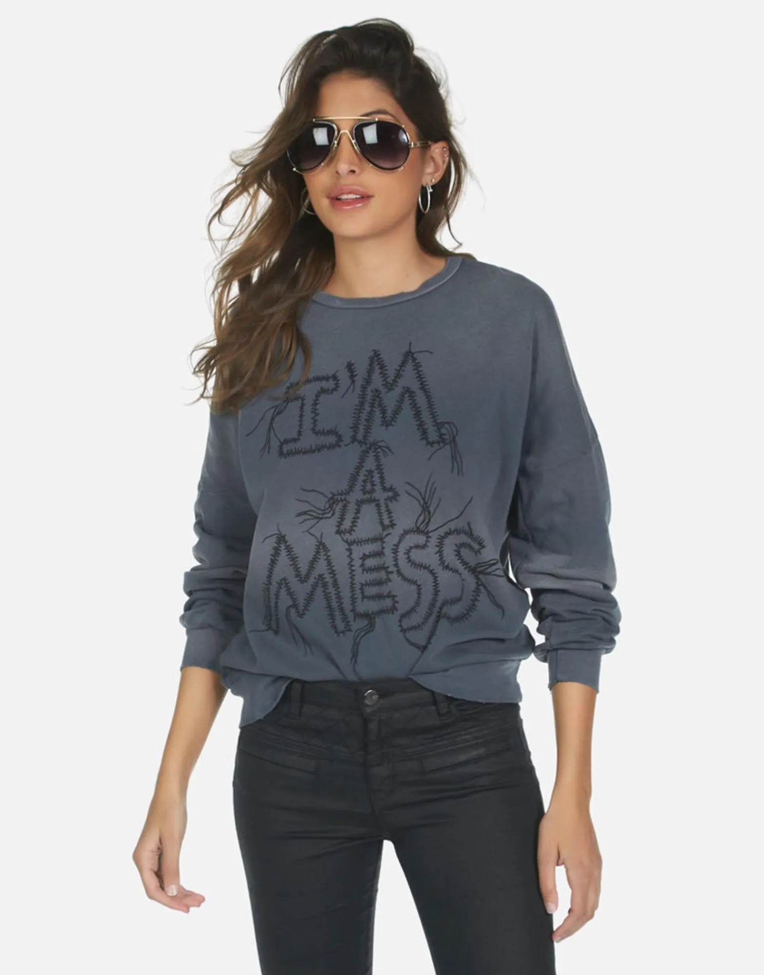 Flash Sale Sierra I'M A Mess Women Long Sleeve