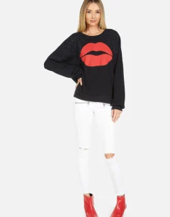 Clearance Sierra Red Kiss Women Long Sleeve