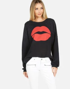 Clearance Sierra Red Kiss Women Long Sleeve