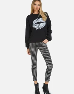 Store Sierra Scribble Lip Women Long Sleeve