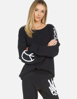 New Sierra Skull Peace Hand Women Long Sleeve