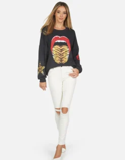 New Sierra Tiger Tongue Women Long Sleeve