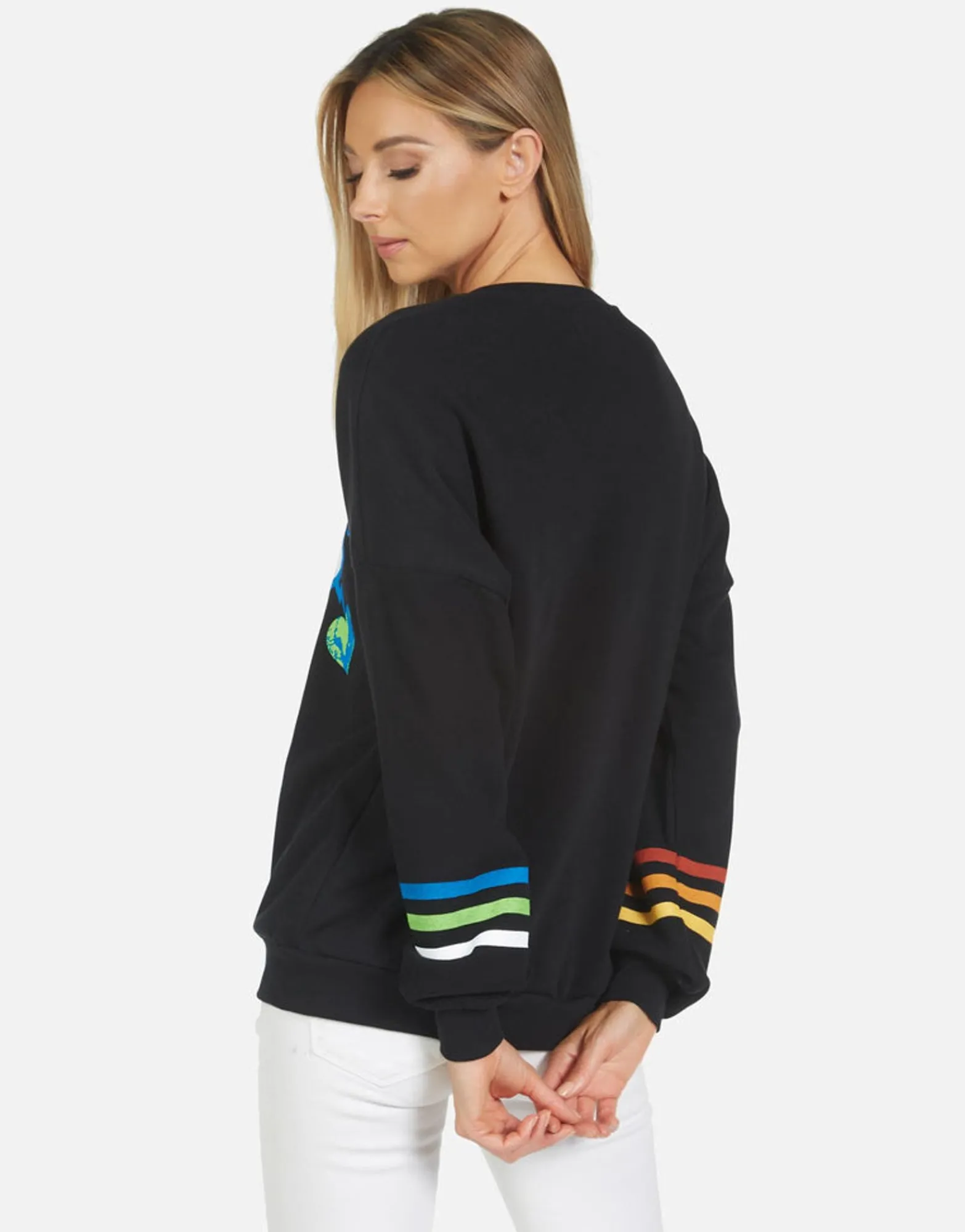 New Sierra World Eye Love Women Long Sleeve