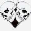 Hot Skull Heart Decor