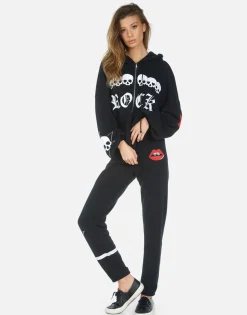 Store Skull Lip Classic Sweatpant | Gia By Women Long Sweatpants