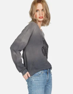 Store Skull Monster Truck L/S Boyfriend Pullover | Sierra By Women Long Sleeve