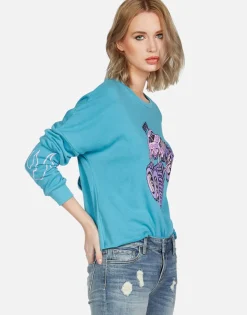 Hot Skull Monster Truck L/S Pullover | Lee By Women Long Sleeve