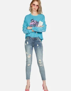 Hot Skull Monster Truck L/S Pullover | Lee By Women Long Sleeve