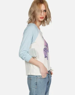 New Skull Monster Truck Raglan Tee | Nola By Women Long Sleeve