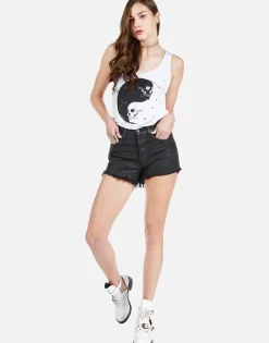 Cheap Skull Yin Yang Classic Scoop Neck Tank | Julianna By Women Tanks