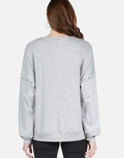 Online Skull Yin Yang L/S Boyfriend Pullover | Sierra By Women Long Sleeve