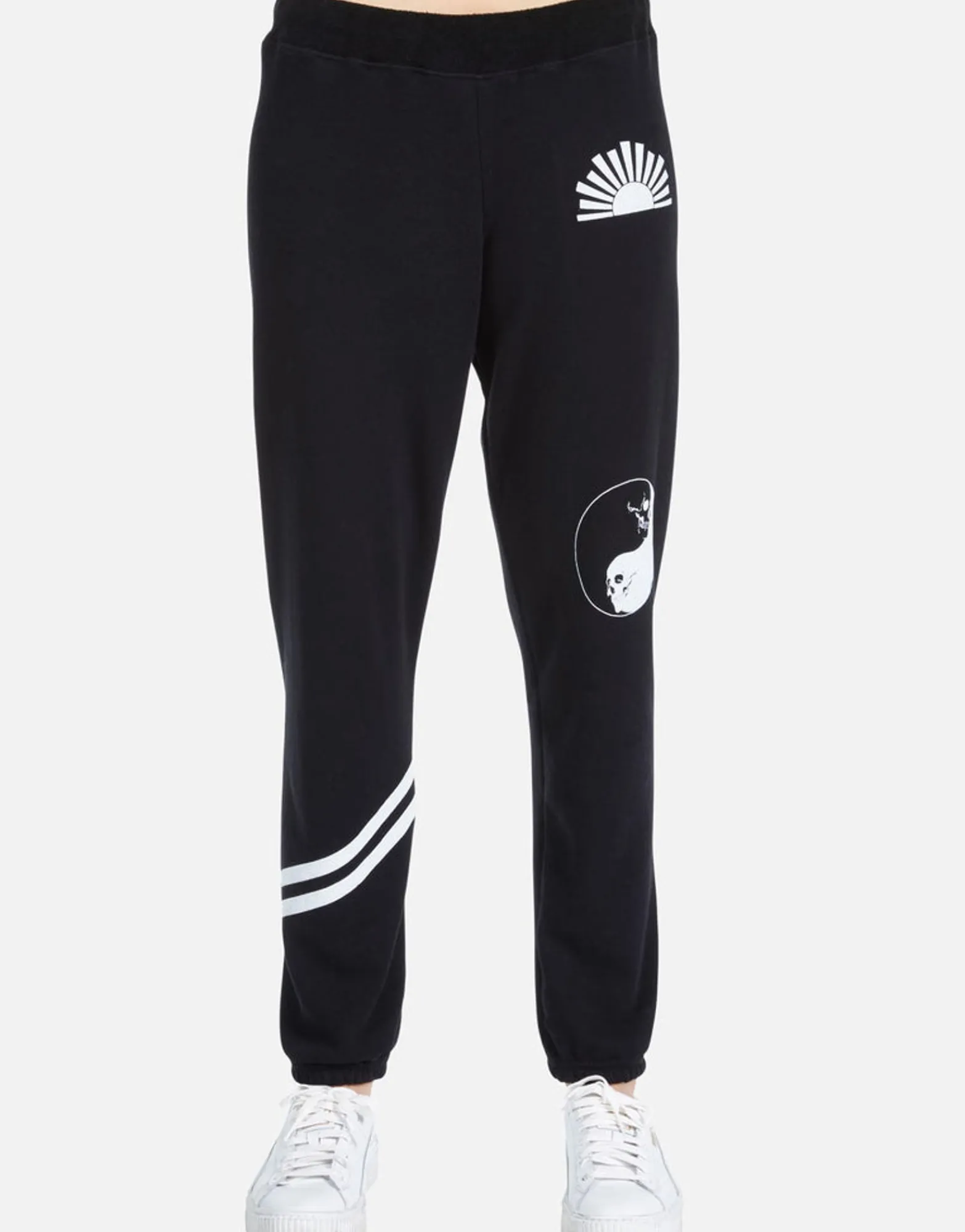 Shop Skull Yin Yang Sweatpant W/ Reverse Waistband | Gia By Women Long Sweatpants