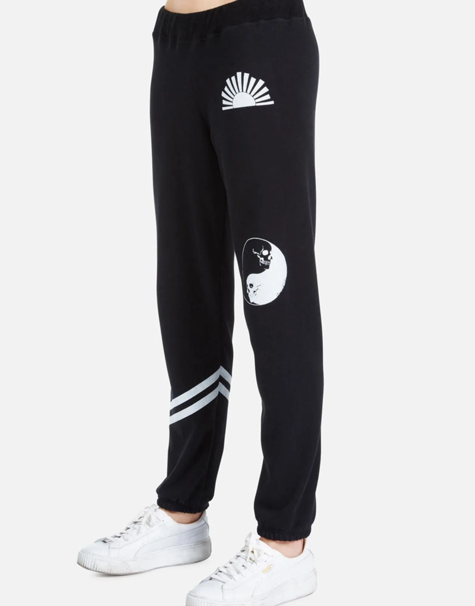 Shop Skull Yin Yang Sweatpant W/ Reverse Waistband | Gia By Women Long Sweatpants