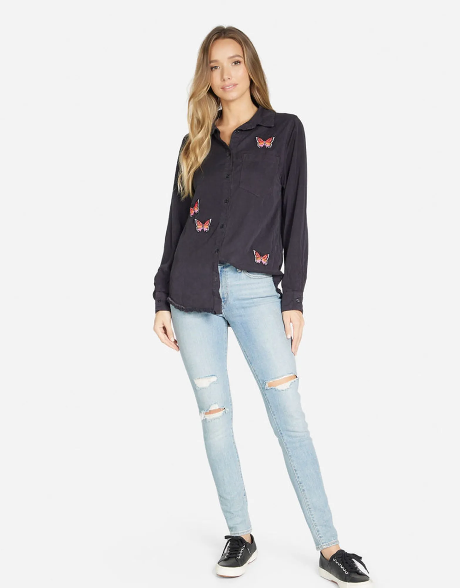 Sale Sloane Butterfly Wings Women Long Sleeve