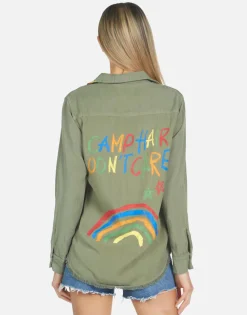 Best Sale Sloane Camp Hair Don'T Care Women Long Sleeve