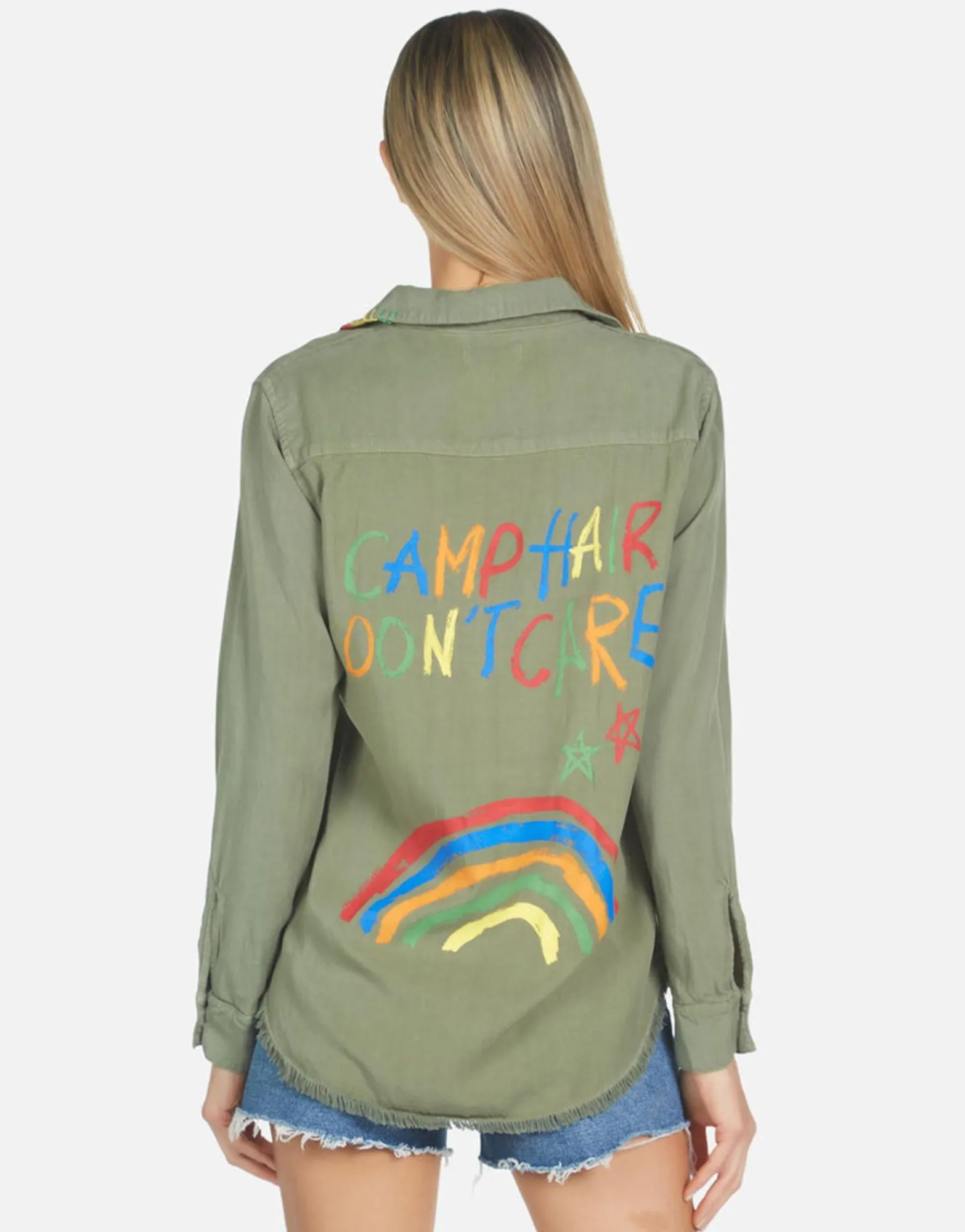 Best Sale Sloane Camp Hair Don'T Care Women Long Sleeve