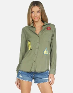 Best Sale Sloane Camp Hair Don'T Care Women Long Sleeve