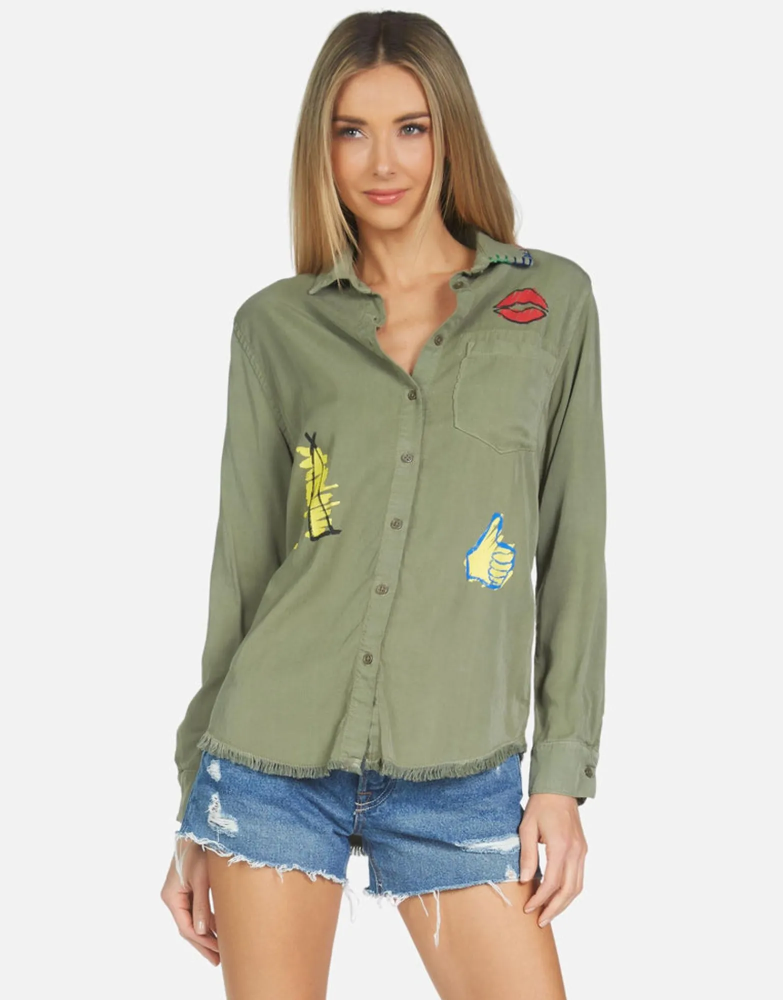 Best Sale Sloane Camp Hair Don'T Care Women Long Sleeve