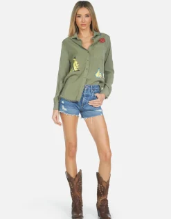 Best Sale Sloane Camp Hair Don'T Care Women Long Sleeve