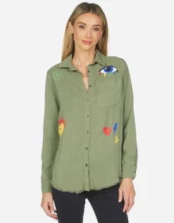 Best Sale Sloane Color Punk Happy Eye Women Long Sleeve