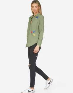 Best Sale Sloane Color Punk Happy Eye Women Long Sleeve