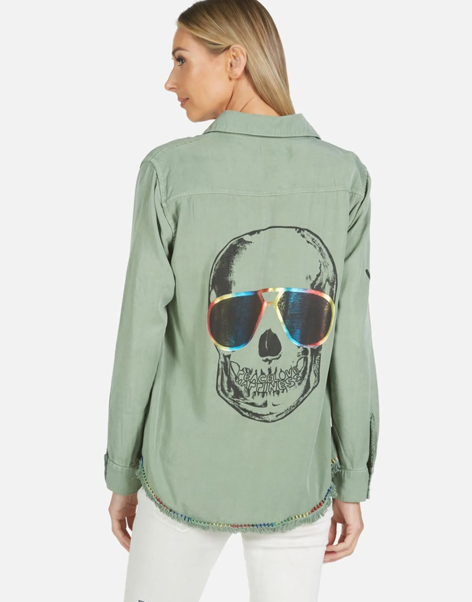 Clearance Sloane Cool Skull Women Long Sleeve
