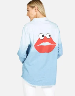 Best Sloane Kiss Face Women Long Sleeve