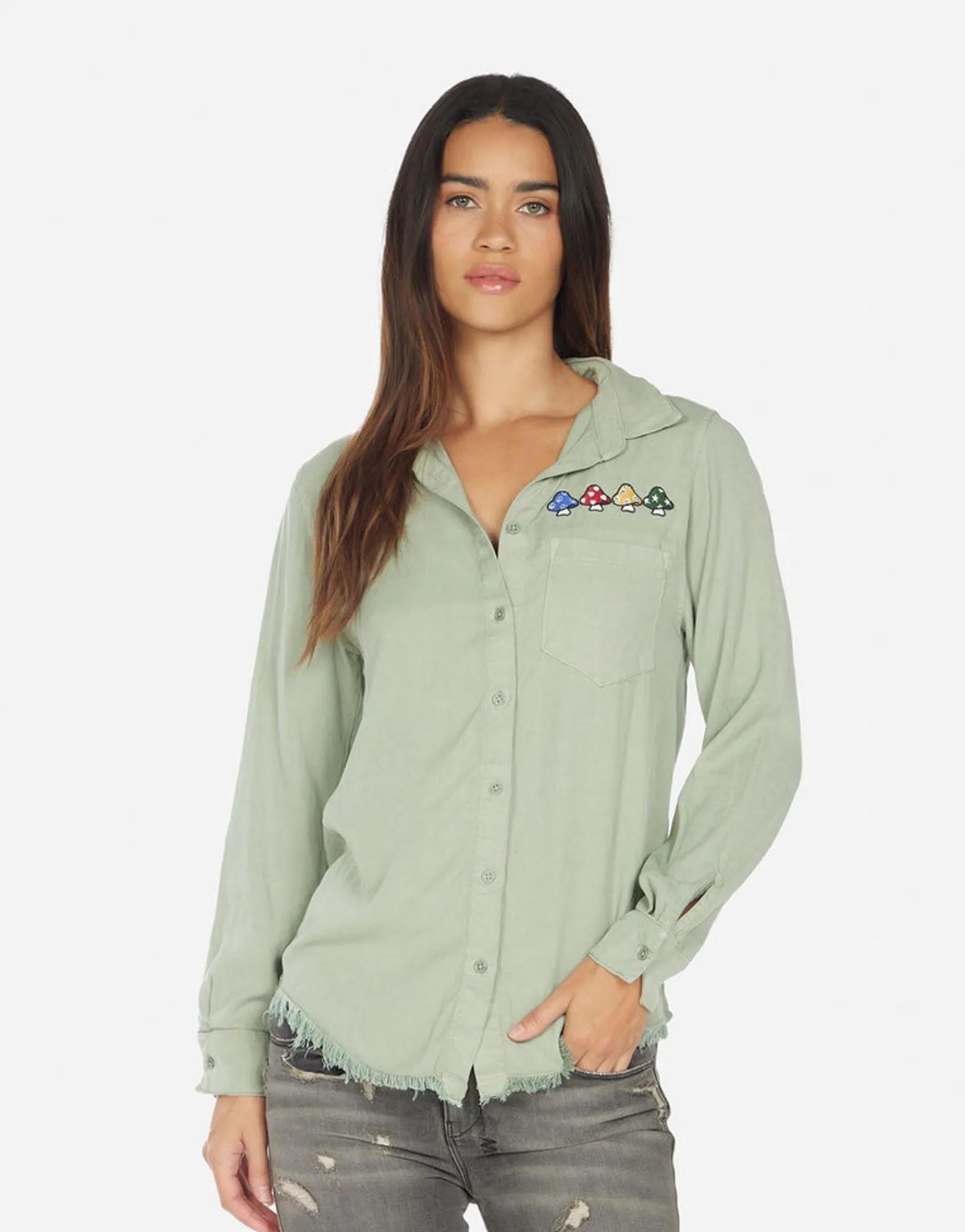 Discount Sloane Mushroom Happyface Women Long Sleeve